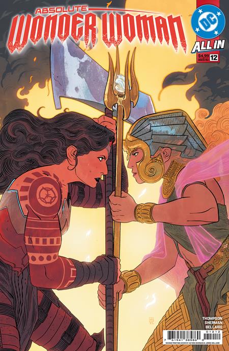 ABSOLUTE WONDER WOMAN #12 Second Printing Cvr A Hayden Sherman