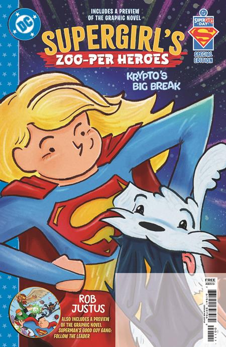 SUPERMAN DAY 2026 - BUNDLE OF 25 - SUPERGIRLS ZOO-PER HEROES KRYPTOS BIG BREAK #1 (NET)