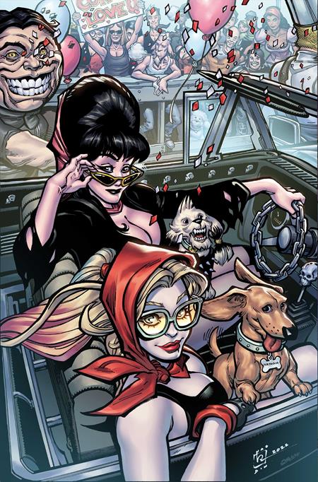 HARLEY QUINN X ELVIRA #6 CVR K INC 1:15 CHAD HARDIN VIRGIN VAR