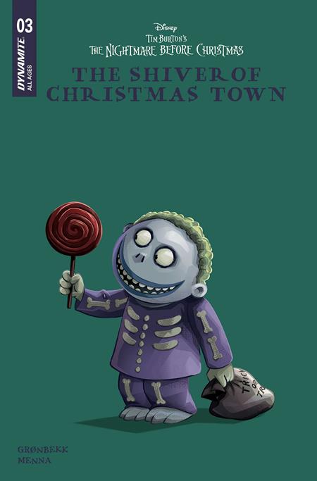 TIM BURTONS THE NIGHTMARE BEFORE CHRISTMAS THE SHIVER OF CHRISTMAS TOWN #3 CVR D DISNEY LIBRARY VAR
