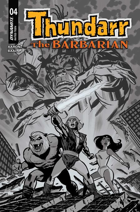 THUNDARR THE BARBARIAN #4 CVR F INC 1:10 MICHAEL CHO LINE ART VAR