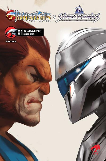 THUNDERCATS X SILVERHAWKS #1 CVR R INC 1:100 BEN OLIVER SIGNED BY LARRY KENNEY (NET) VAR
