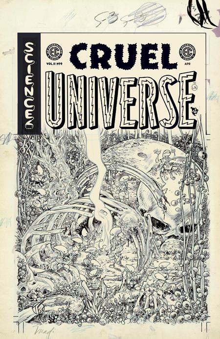 EC CRUEL UNIVERSE 2 #9 (OF 12) CVR D INC 1:20 TOM FOWLER B&W ARTIST EDITION VAR