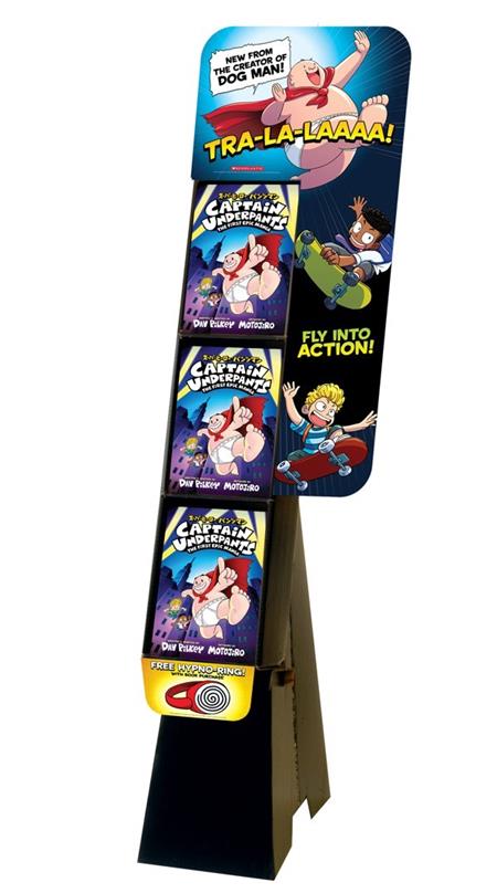 CAPTAIN UNDERPANTS MANGA TP VOL 01 THE FIRST EPIC MANGA 16 COPY FLOOR DISPLAY Allocations May Occur