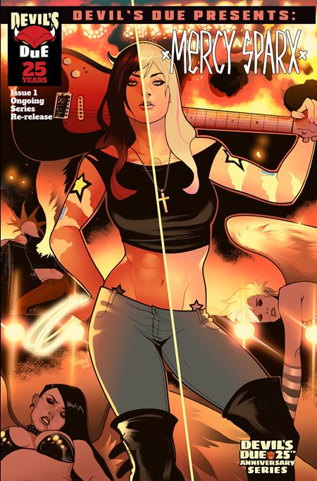 DEVILS DUE PRESENTS MERCY SPARX #1 (ONE SHOT) CVR D INC 1:10 ELIZABETH TORQUE UV SPOT VAR (MR)