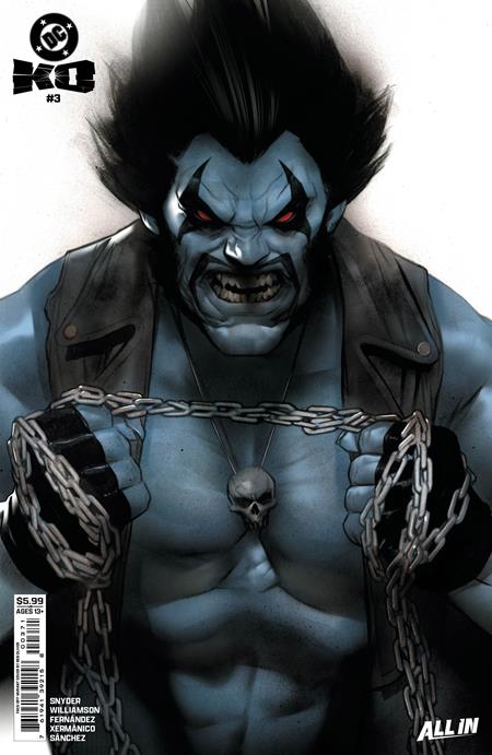 DC K.O. #3 (OF 5) CVR H BEN OLIVER FACE-OFF CARD STOCK VAR