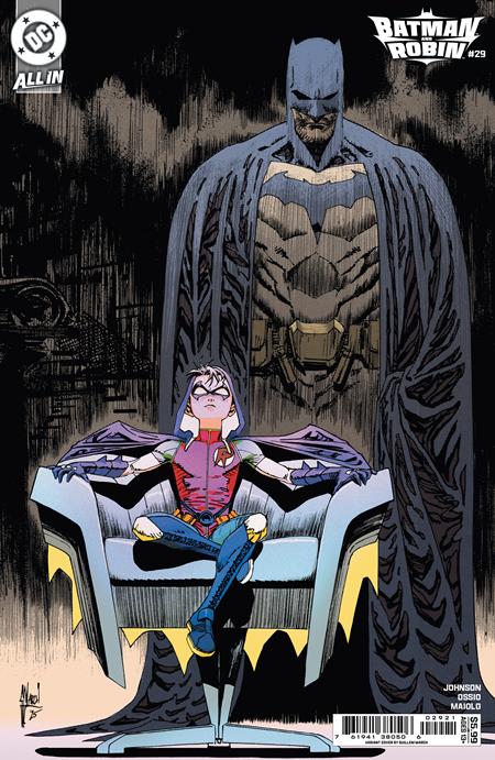 BATMAN AND ROBIN #29 CVR B GUILLEM MARCH CARD STOCK VAR