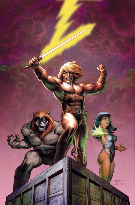 THUNDARR THE BARBARIAN #1 CVR O INC 1:25 JOSEPH MICHAEL LINSNER LINE ART VIRGIN VAR