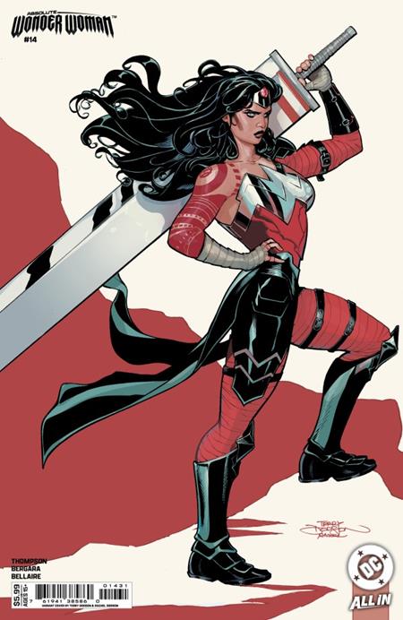 DF ABSOLUTE WONDER WOMAN #14 SIGNED BY TERRY AND RACHEL DODSON