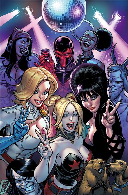 HARLEY QUINN X ELVIRA #5 CVR K INC 1:15 CHAD HARDIN VIRGIN VAR