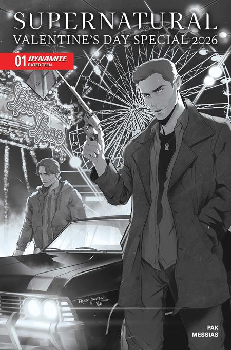 SUPERNATURAL VALENTINES DAY SPECIAL 2026 #1 (ONE SHOT) CVR F INC 1:10 REESE HANNIGAN LINE ART VAR