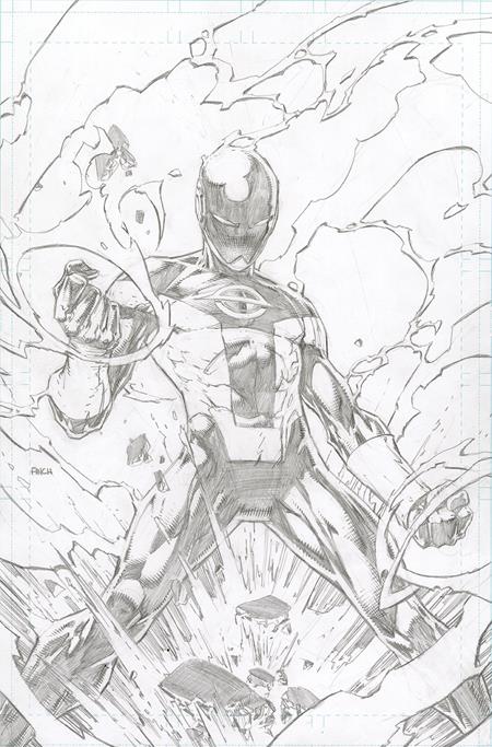 RADIANT BLACK AND WHITE (ONE SHOT) CVR B INC 1:20 DAVID FINCH PENCILS VAR