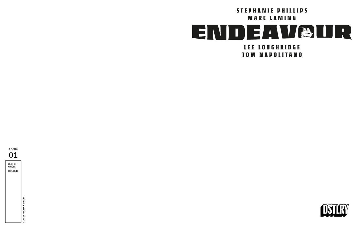 ENDEAVOUR #1 CVR F BLANK SKETCH VARIANT