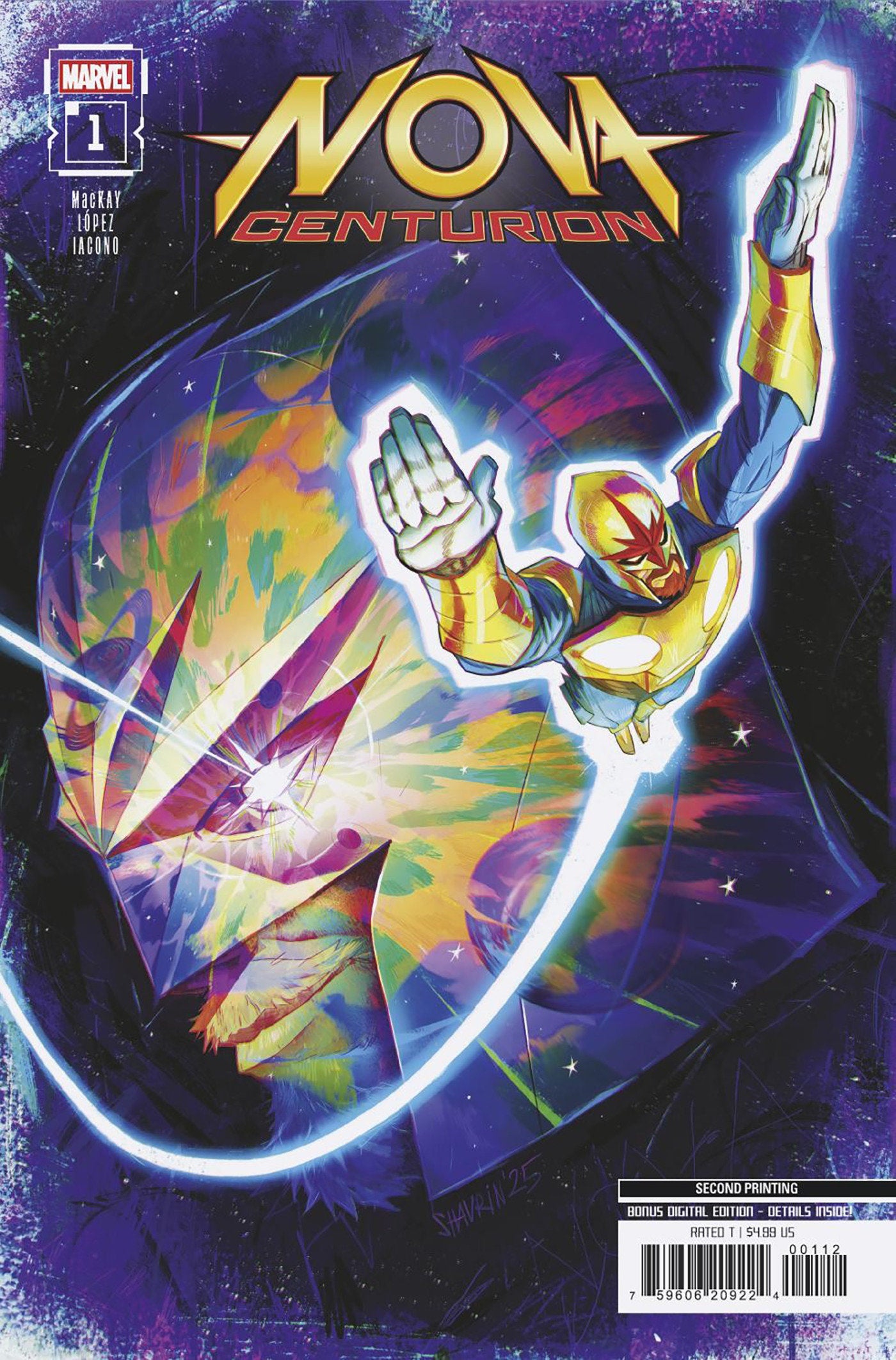 NOVA: CENTURION #1 IVAN SHAVRIN 2ND PRINTING VARIANT