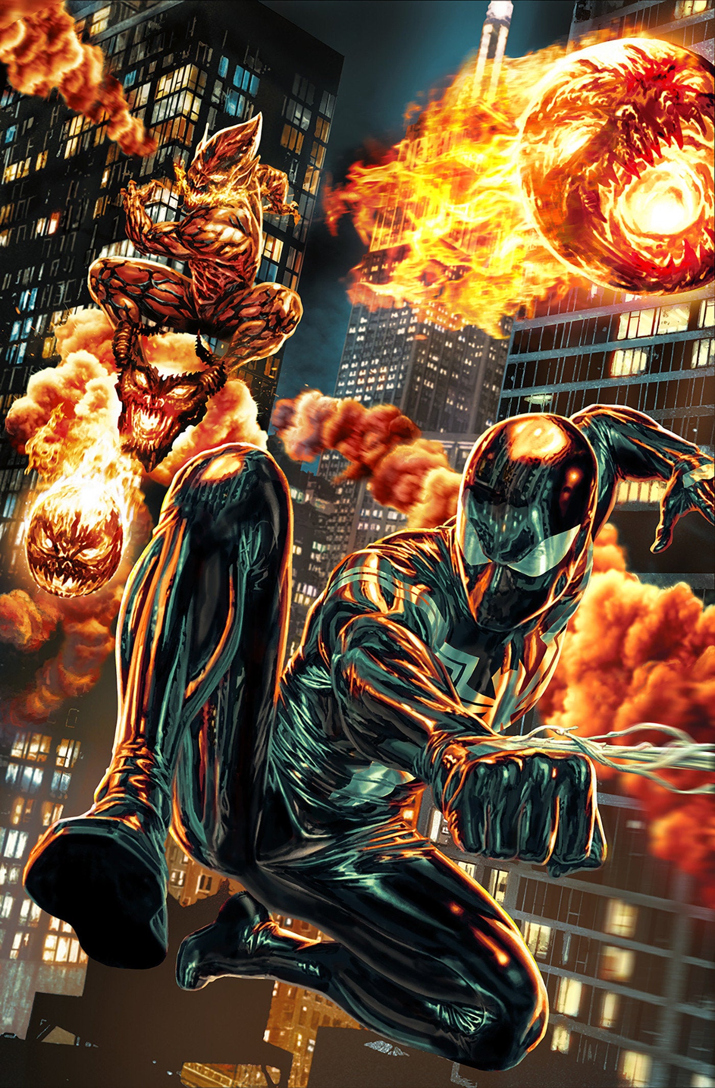 AMAZING SPIDER-MAN #32 LEE BERMEJO AMAZING VISIONS VIRGIN VARIANT