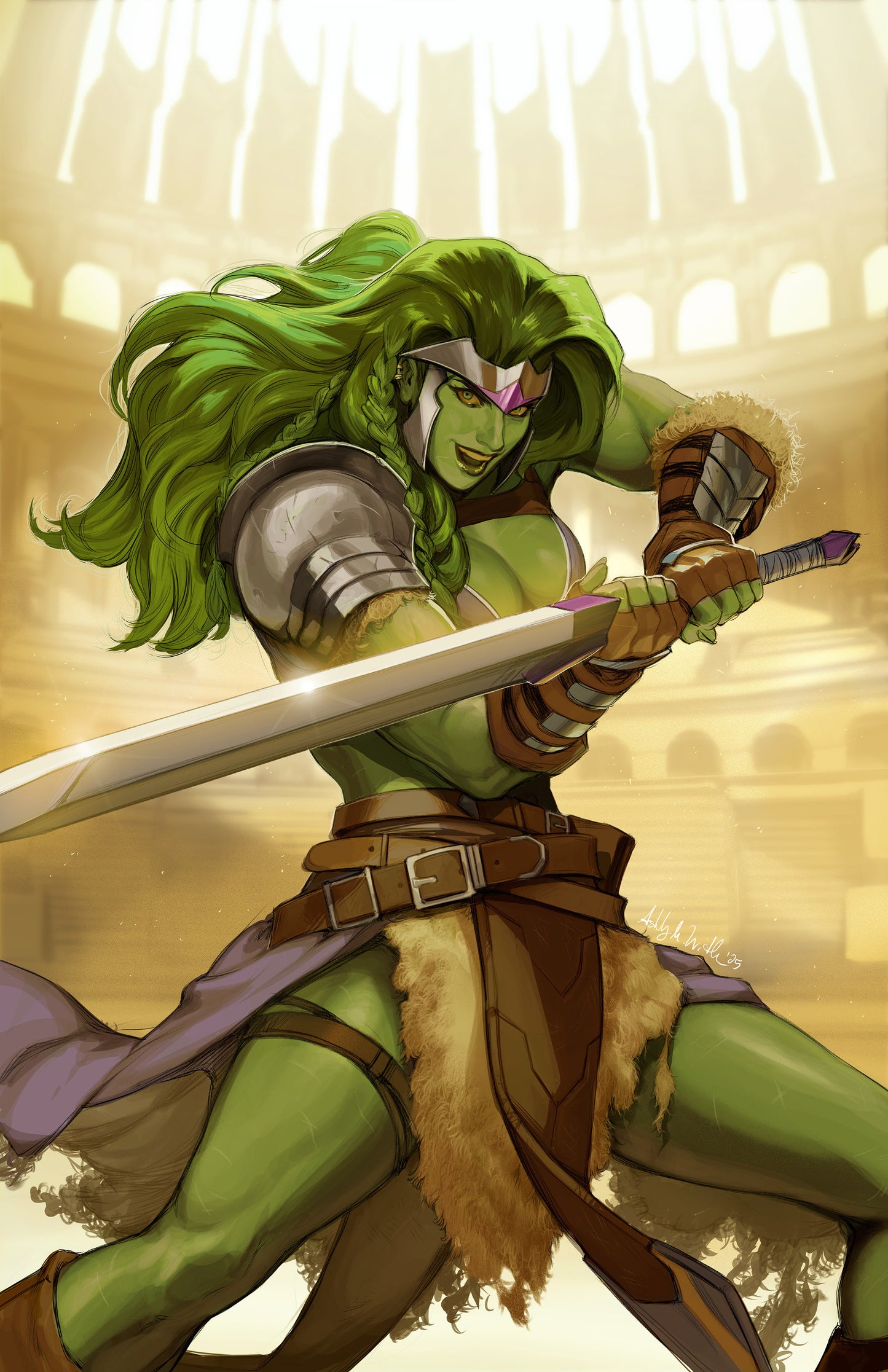 PLANET SHE-HULK #5 ASHLEY WITTER SHE-HULK VIRGIN VARIANT