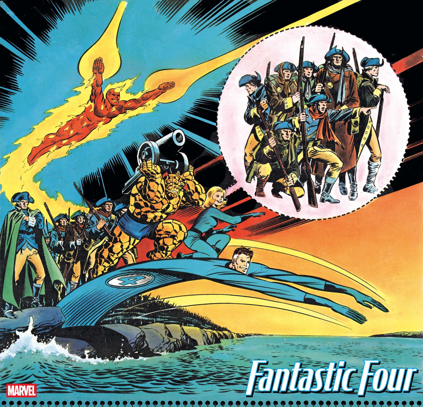 FANTASTIC FOUR #12 JOE SINNOTT BICENTENNIAL CALENDAR HIDDEN GEM VARIANT