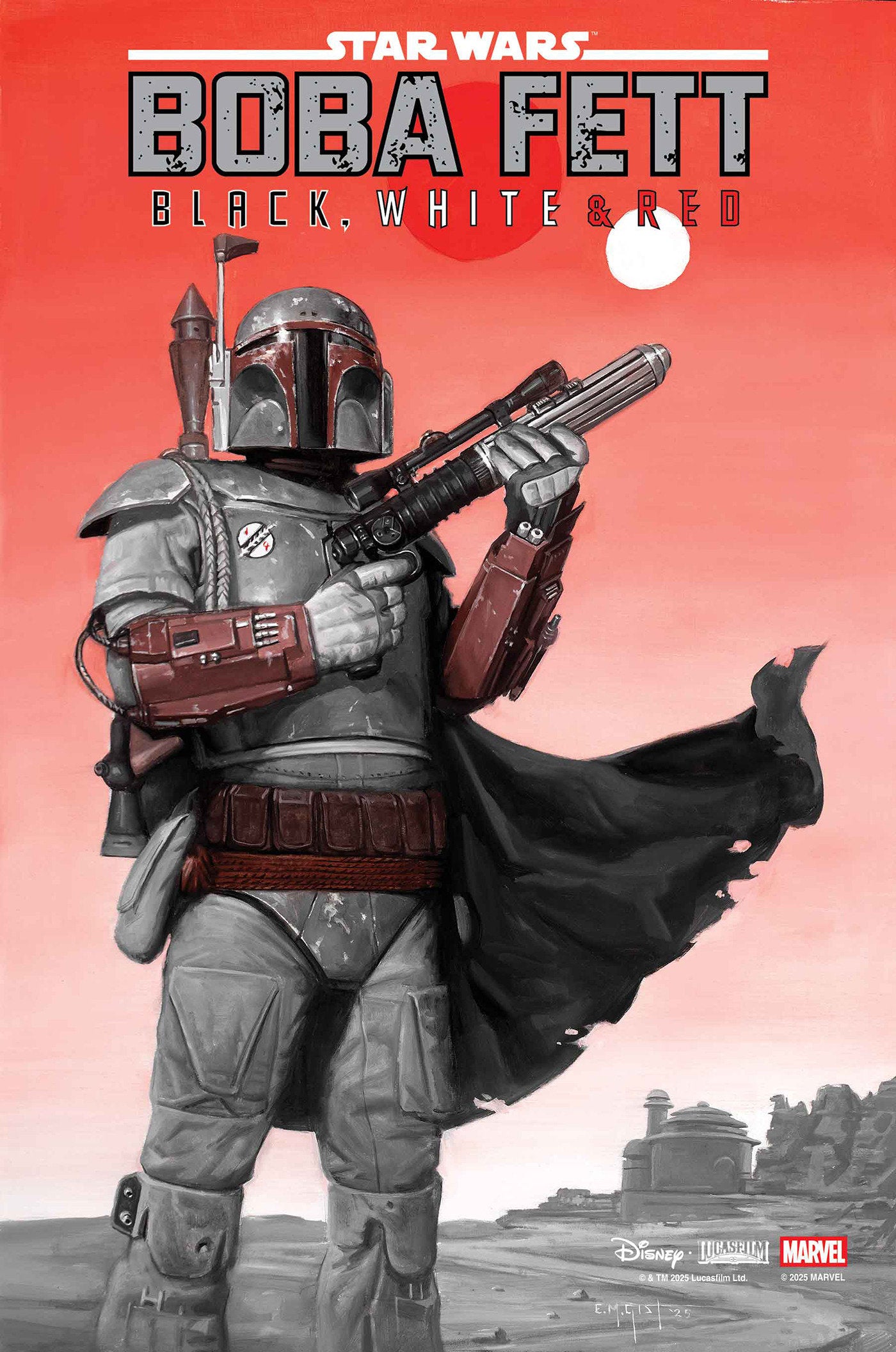 STAR WARS: BOBA FETT - BLACK, WHITE & RED