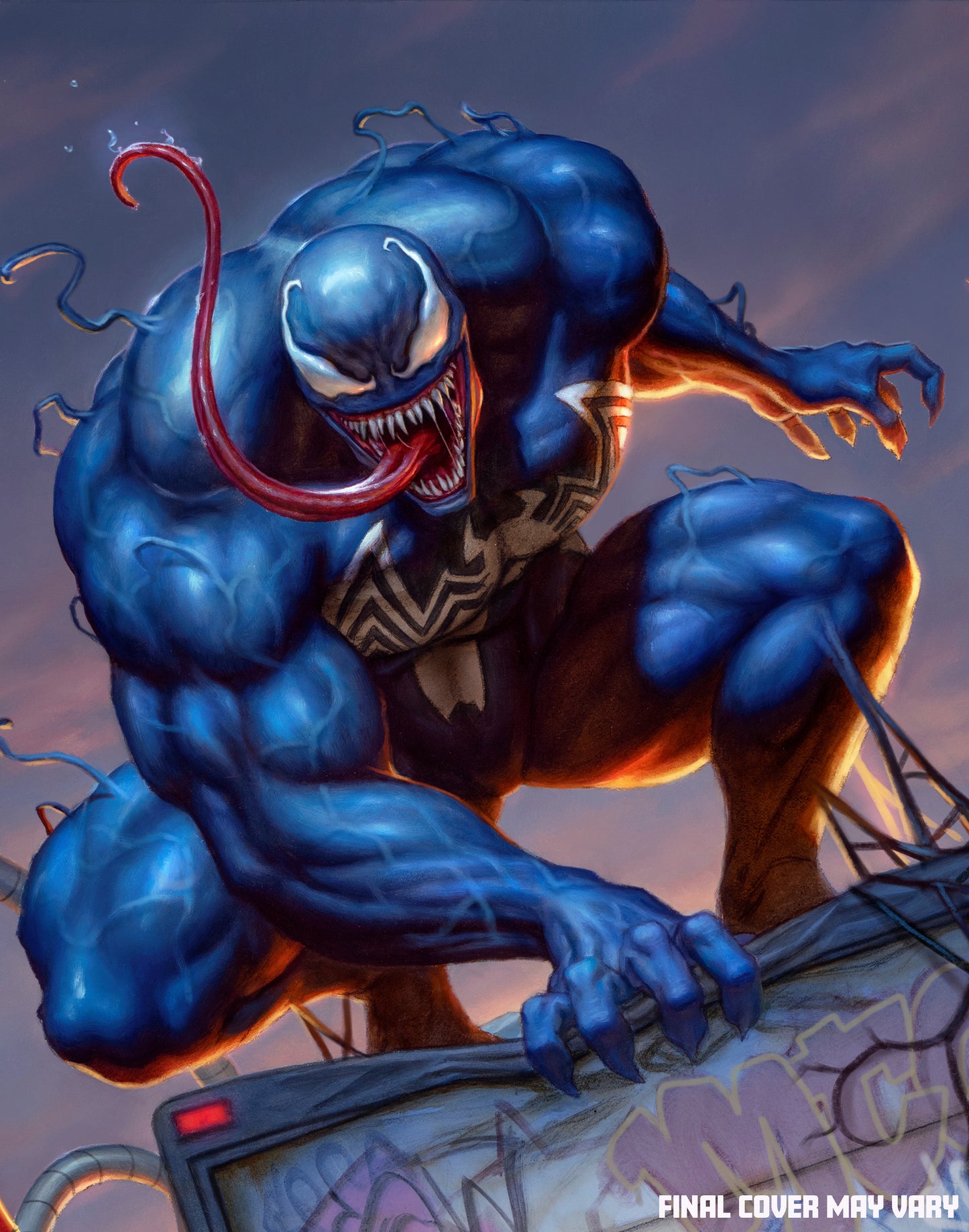 VENOM #258 DAN DOS SANTOS MAGIC: THE GATHERING VIRGIN VARIANT