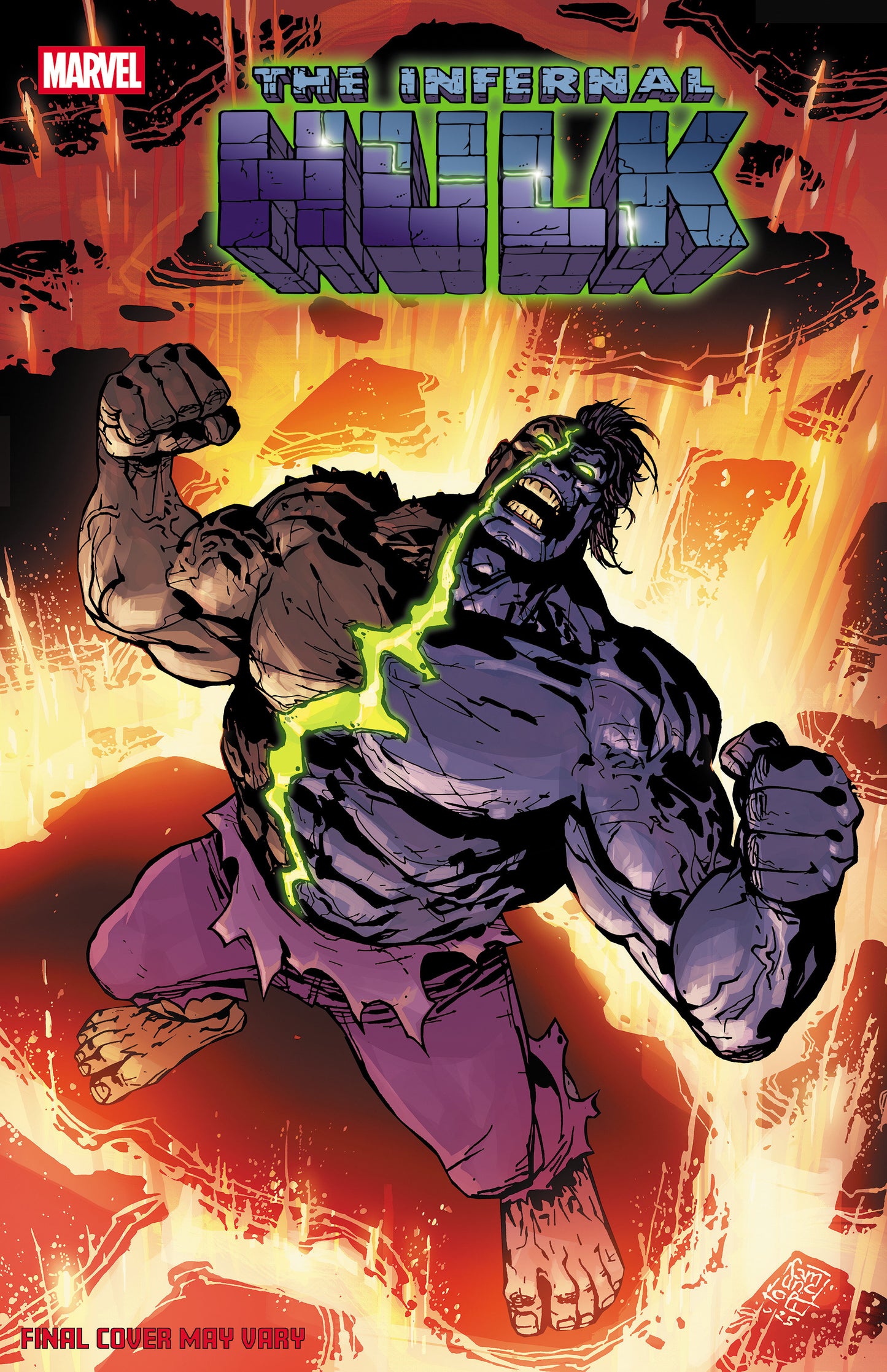 INFERNAL HULK #5 GIUSEPPE CAMUNCOLI VARIANT
