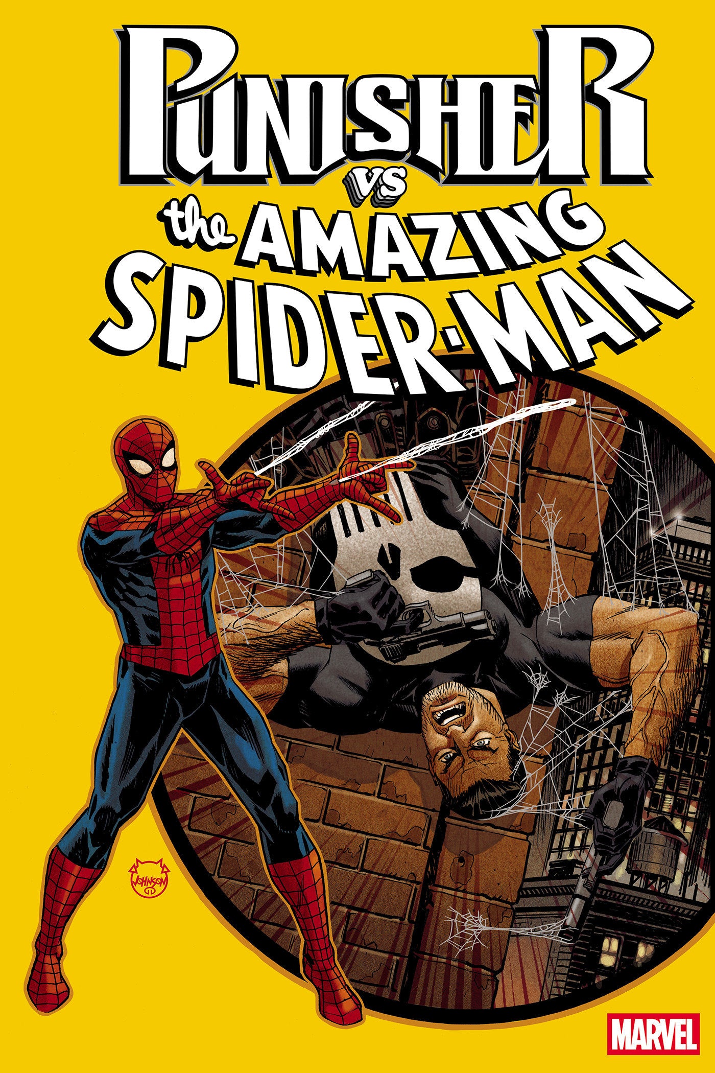 PUNISHER VS. SPIDER-MAN #1 DAVE JOHNSON FOIL VARIANT