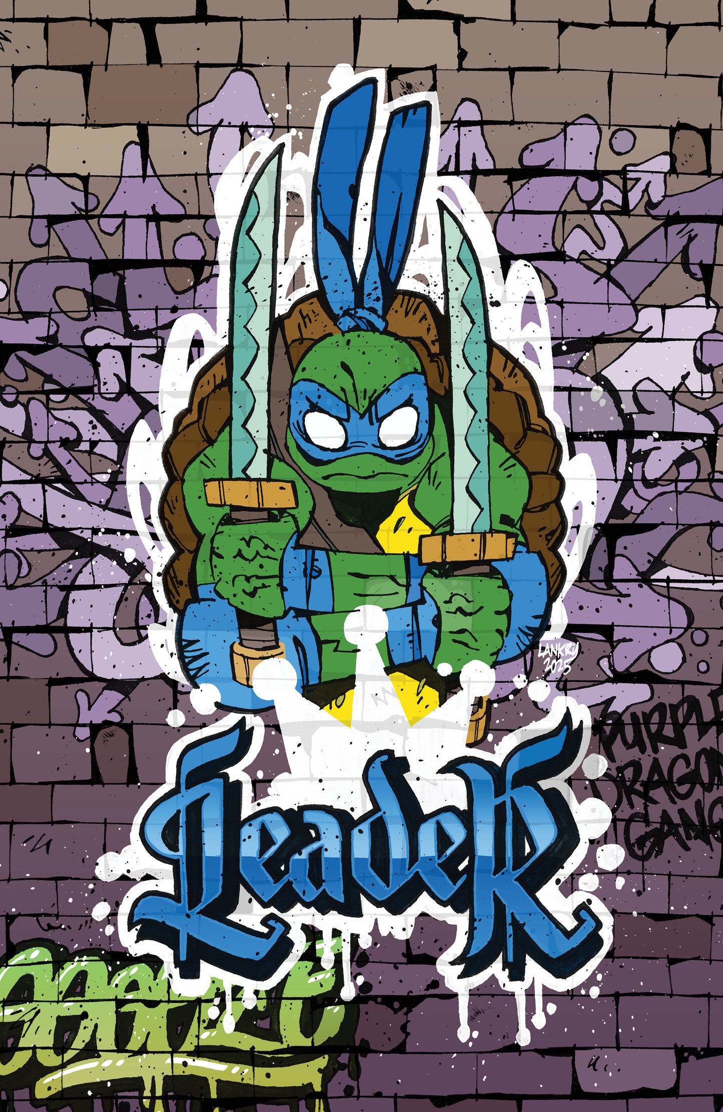 Tales of the Teenage Mutant Ninja Turtles #4 Variant RI (25) (Lankry Mural Full Art)