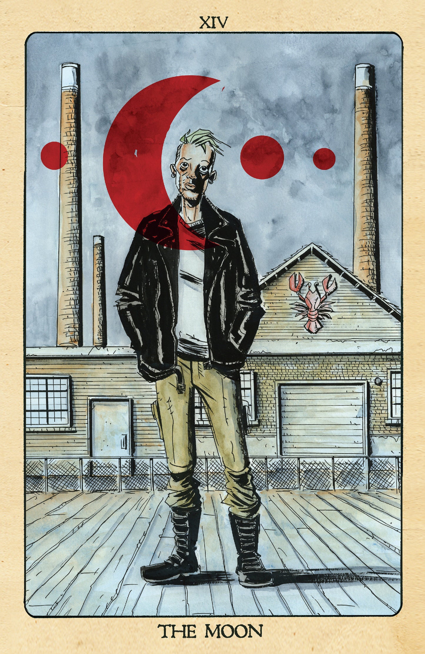 Minor Arcana #14 C 1:10 INCV Tarot Card Variant (Full Art, Lemire)