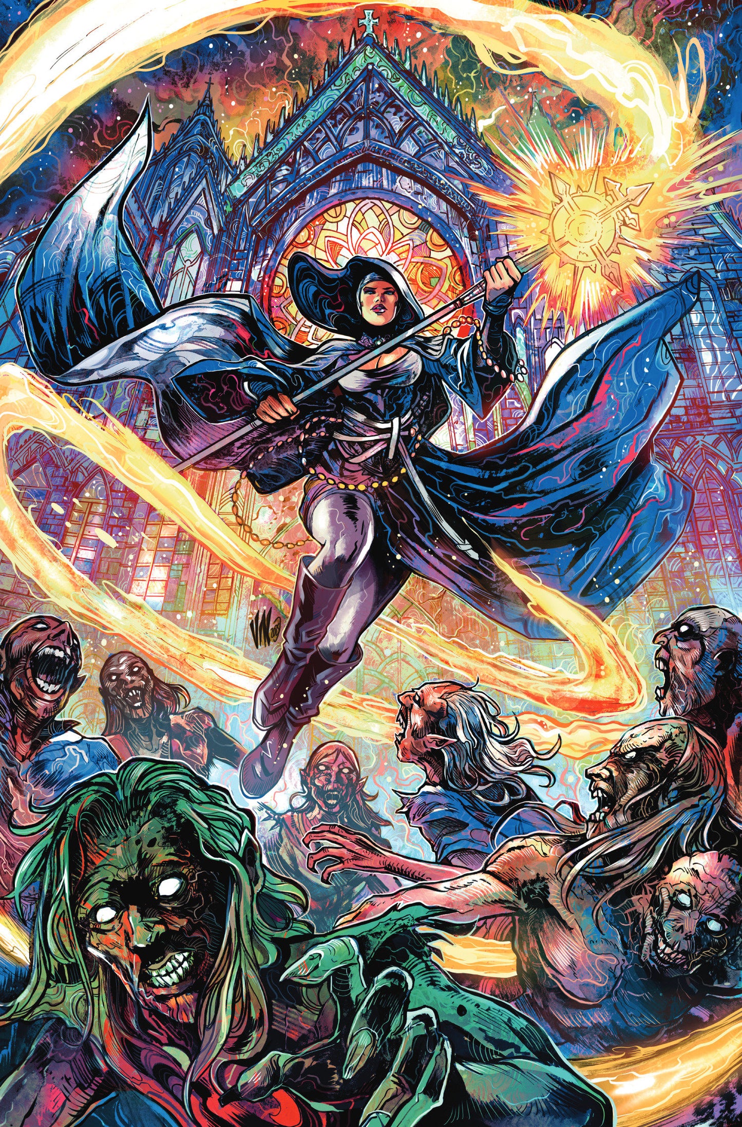 Marian Heretic #1 J 1:50 INCV (Full Art, Riccardi)