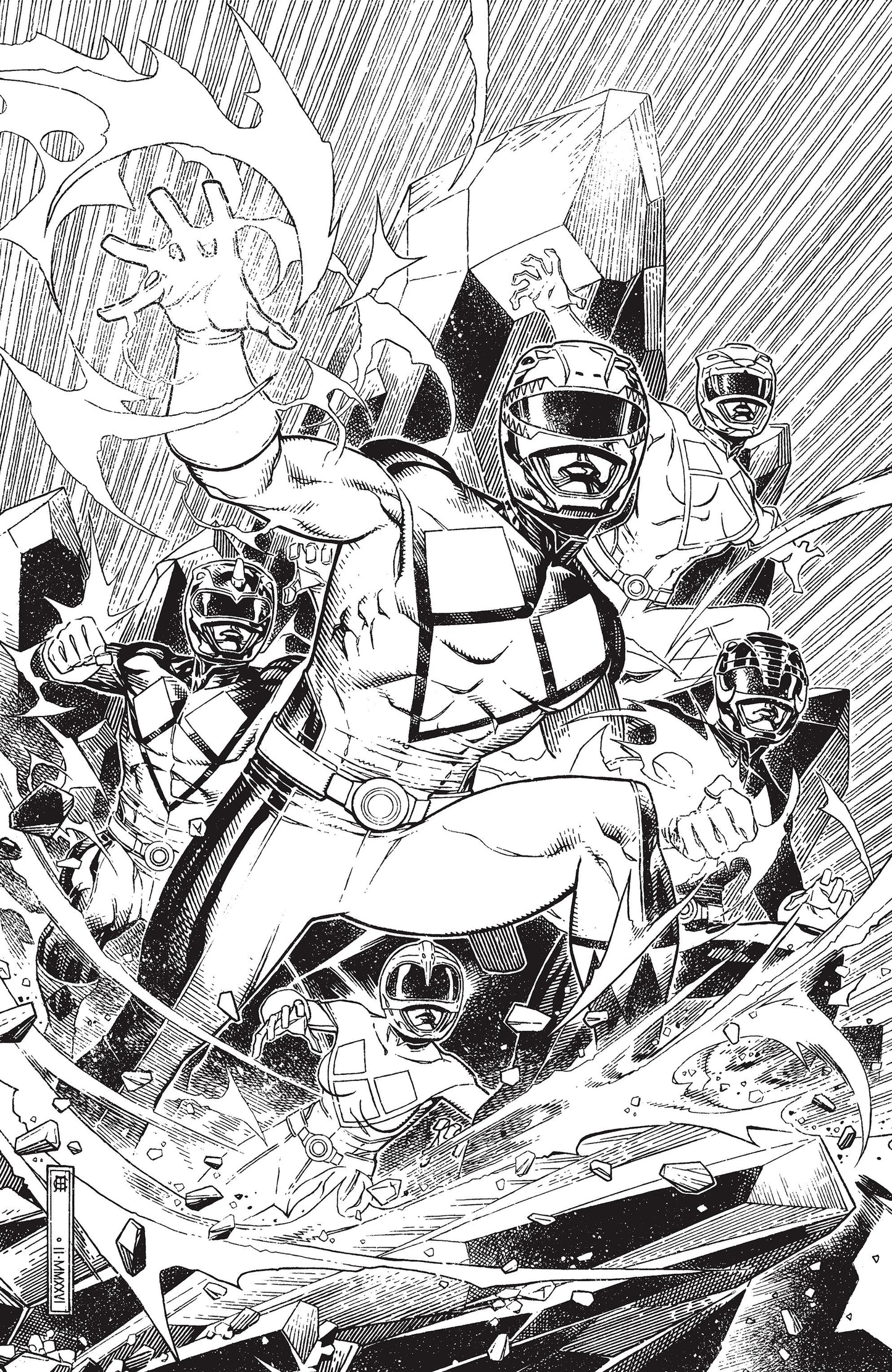 Mighty Morphin Power Rangers (2026) #1 I 1:50 INCV Variant (Full Art, Cheung)