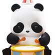 Panda Roll The Little Birthday Drummer Vinyl Figure
