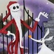 Nightmare Before Xmas Santa Jack Zero Light-Up Statue