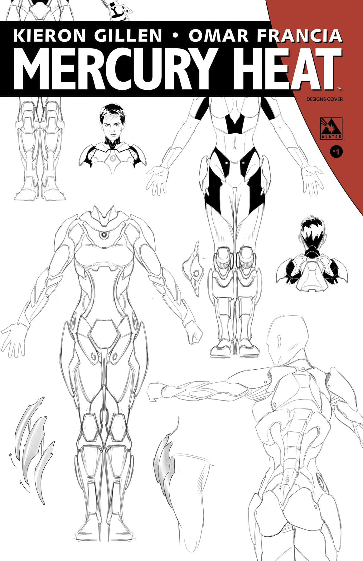 MERCURY HEAT #1 DESIGNS ORDER INCV CVR (NET) (O/A) (MR)