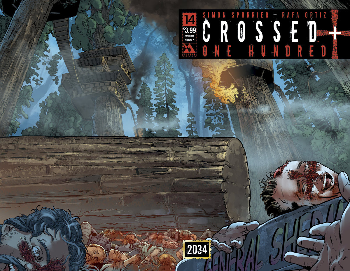 CROSSED PLUS 100 #14 AMERICAN HISTORY X WRAP CVR (O/A) (MR)