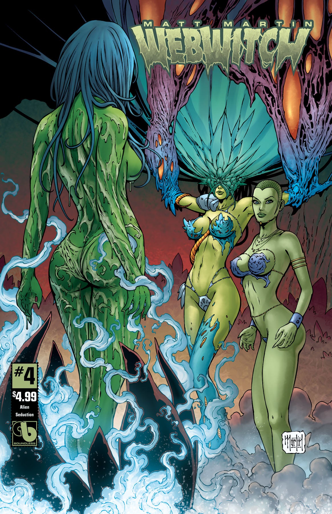 WEBWITCH #4 (OF 5) ALIEN SEDUCTION CVR (O/A) (MR)