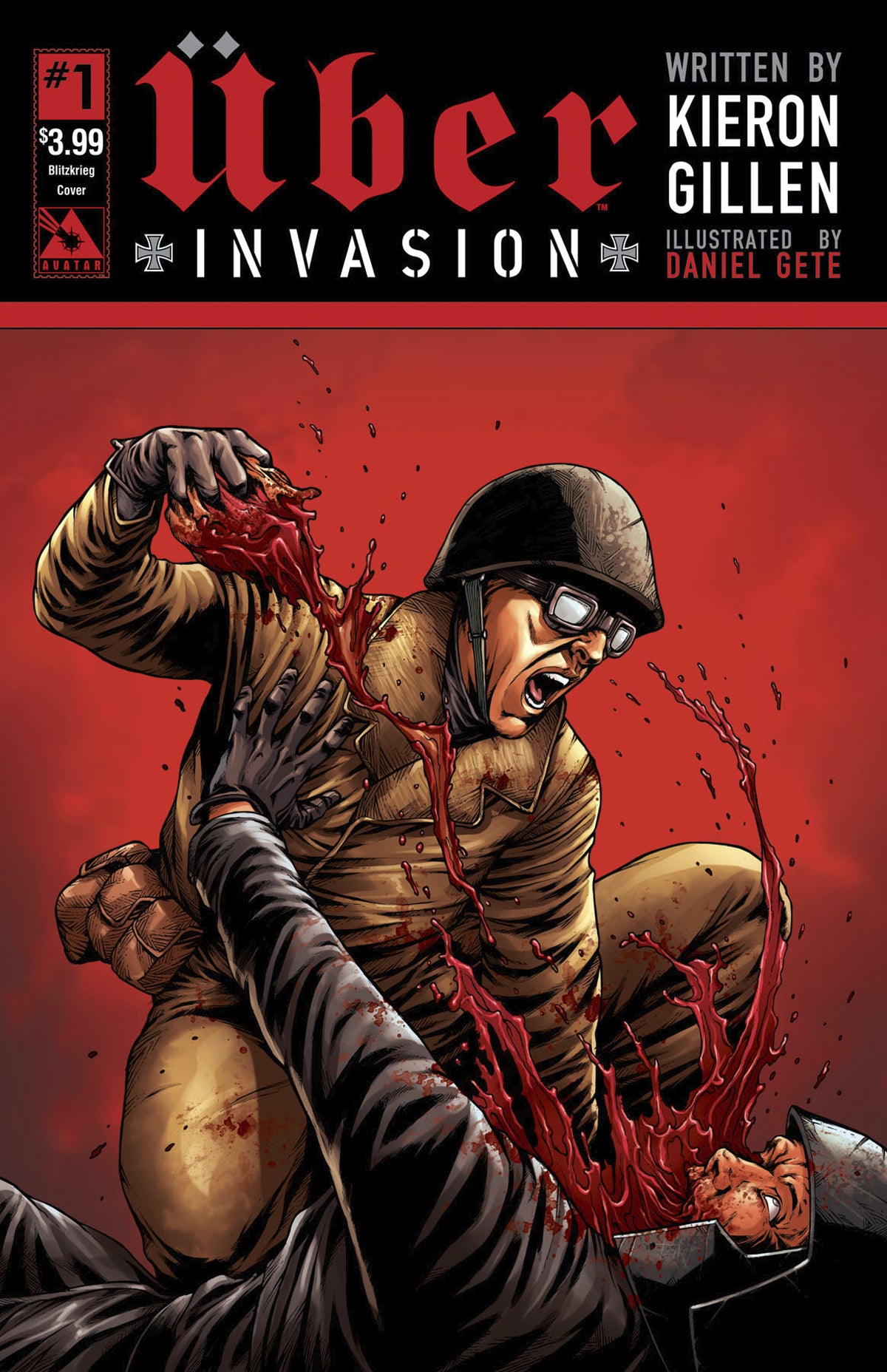 UBER INVASION #1 BLITZKREIG CVR (O/A) (MR)
