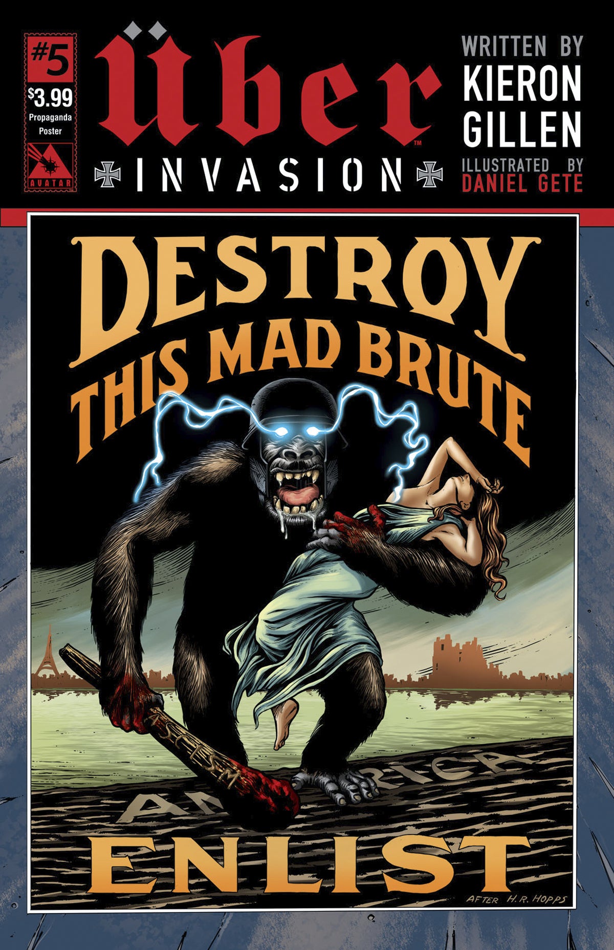 UBER INVASION #5 PROPAGANDA POSTER CVR (O/A) (MR)