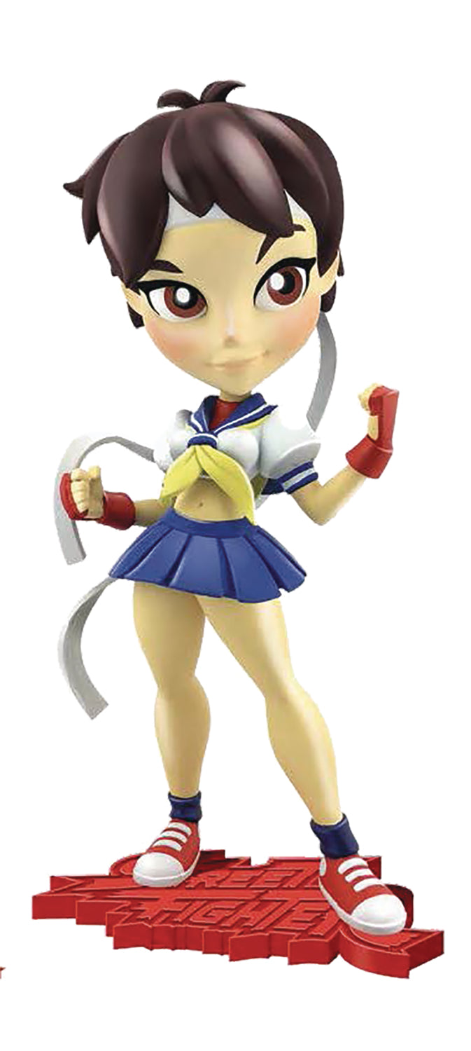 STREET FIGHTER KNOCKOUTS SER1 SAKURA VINYL FIG (C: 0-1-2)