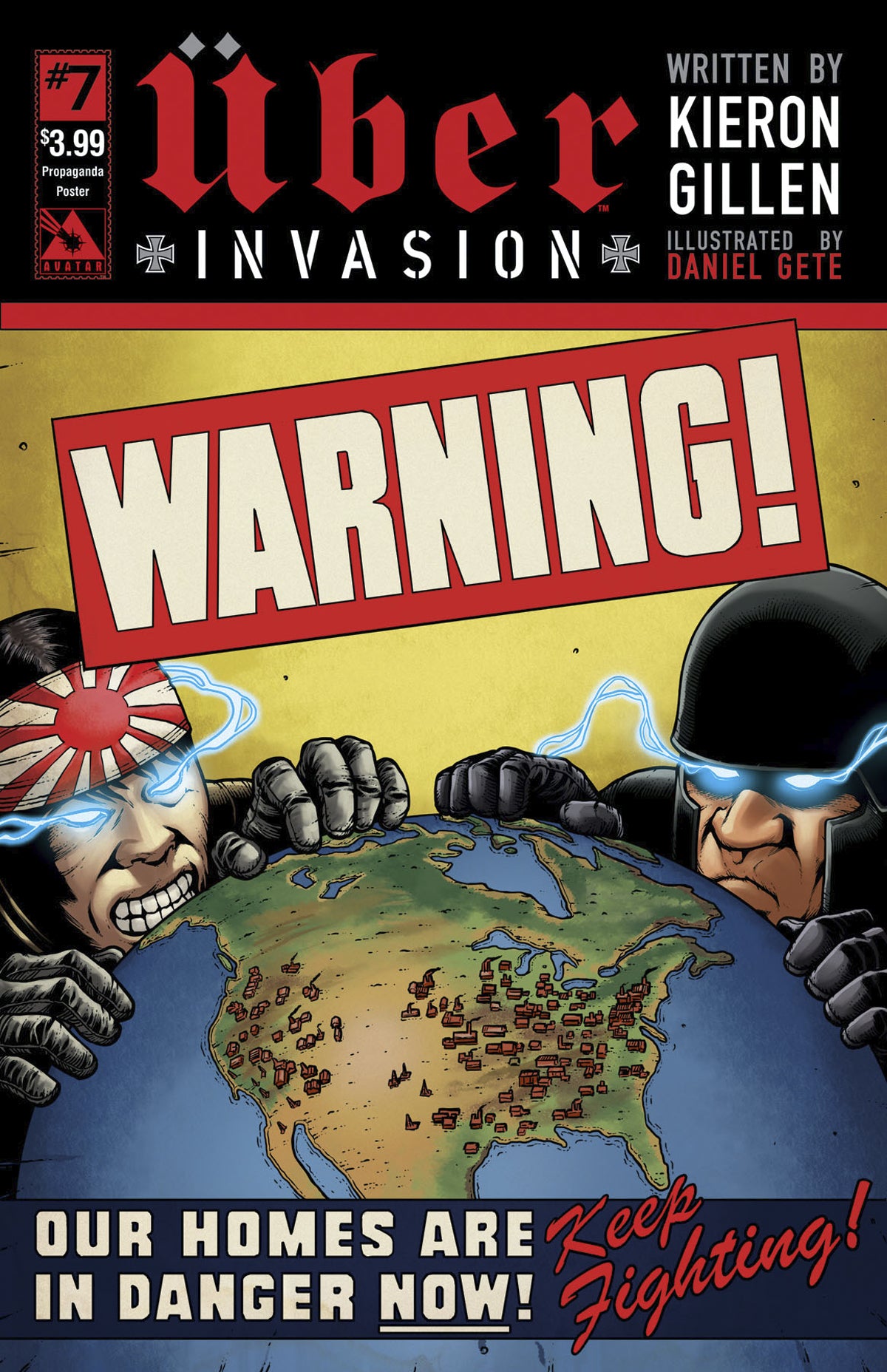 UBER INVASION #7 PROPAGANDA POSTER CVR (O/A) (MR)