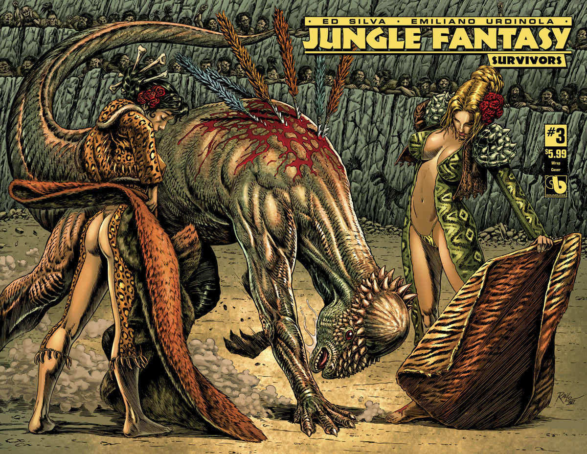 JUNGLE FANTASY SURVIVORS #3 WRAP CVR (O/A) (MR)