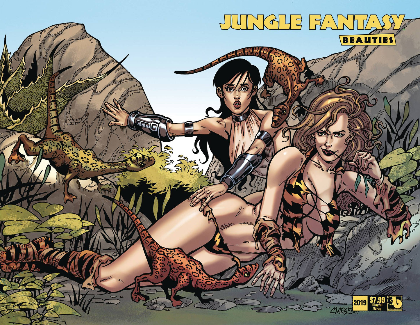 JUNGLE FANTASY BEAUTIES 2019 PLAYFUL WRAP (O/A) (MR)