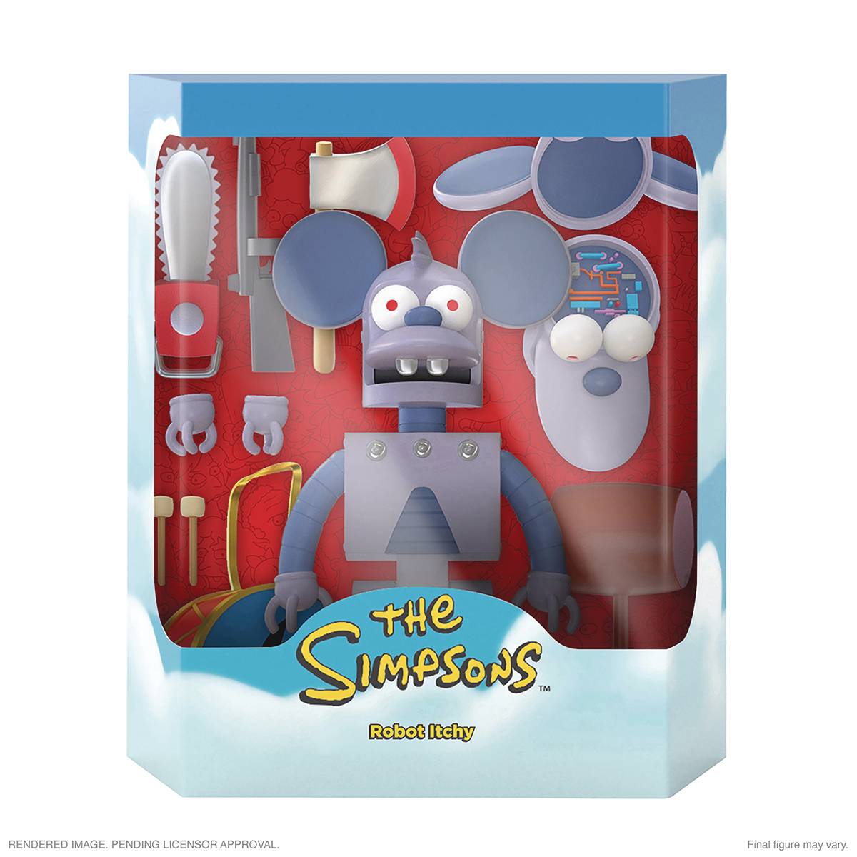 SIMPSONS ULTIMATES ROBOT ITCHY AF (NET) (C: 1-1-2)