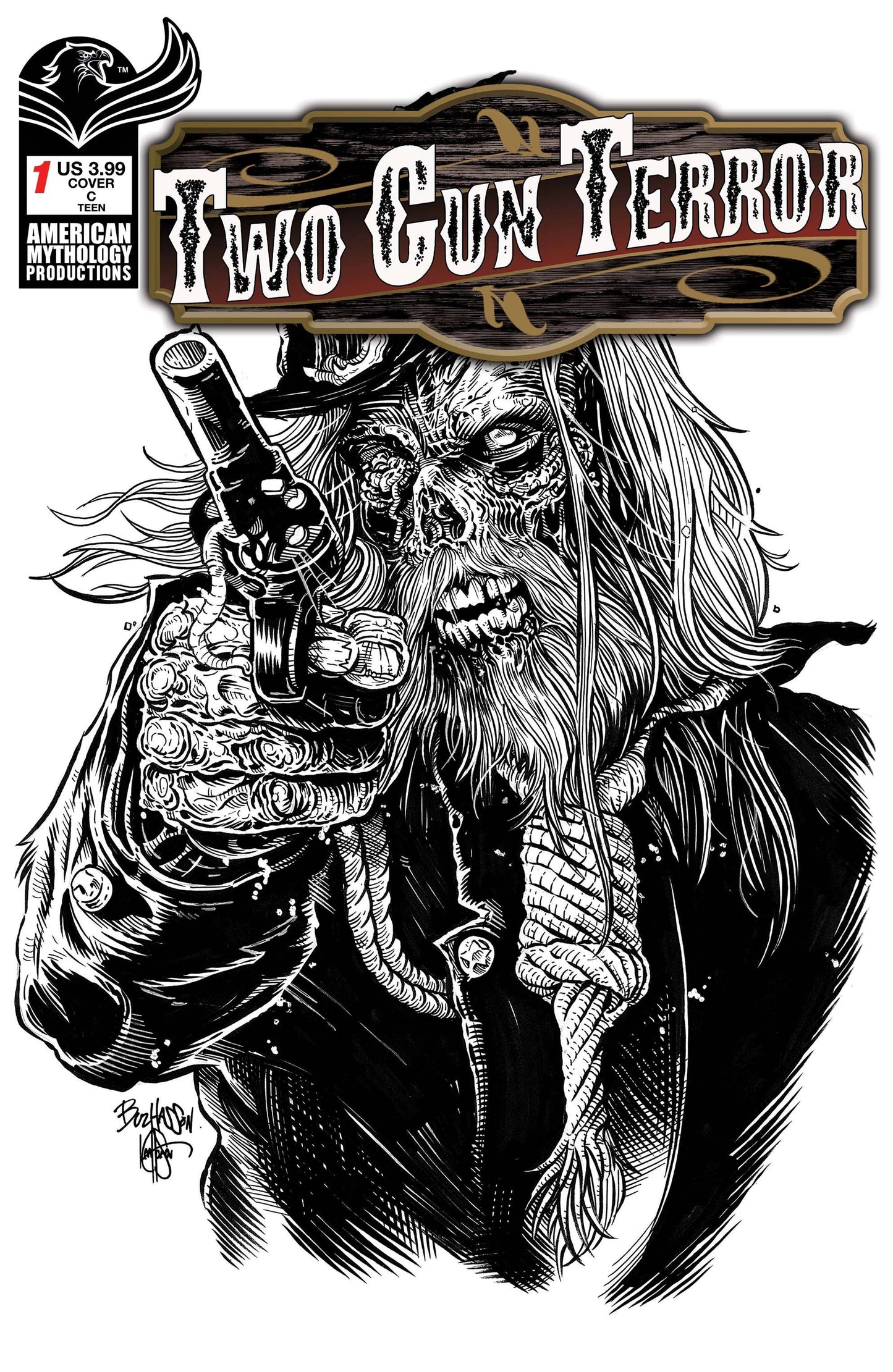 TWO GUN TERROR #1 CVR C DEAD SHERIFF HASSON (O/A)