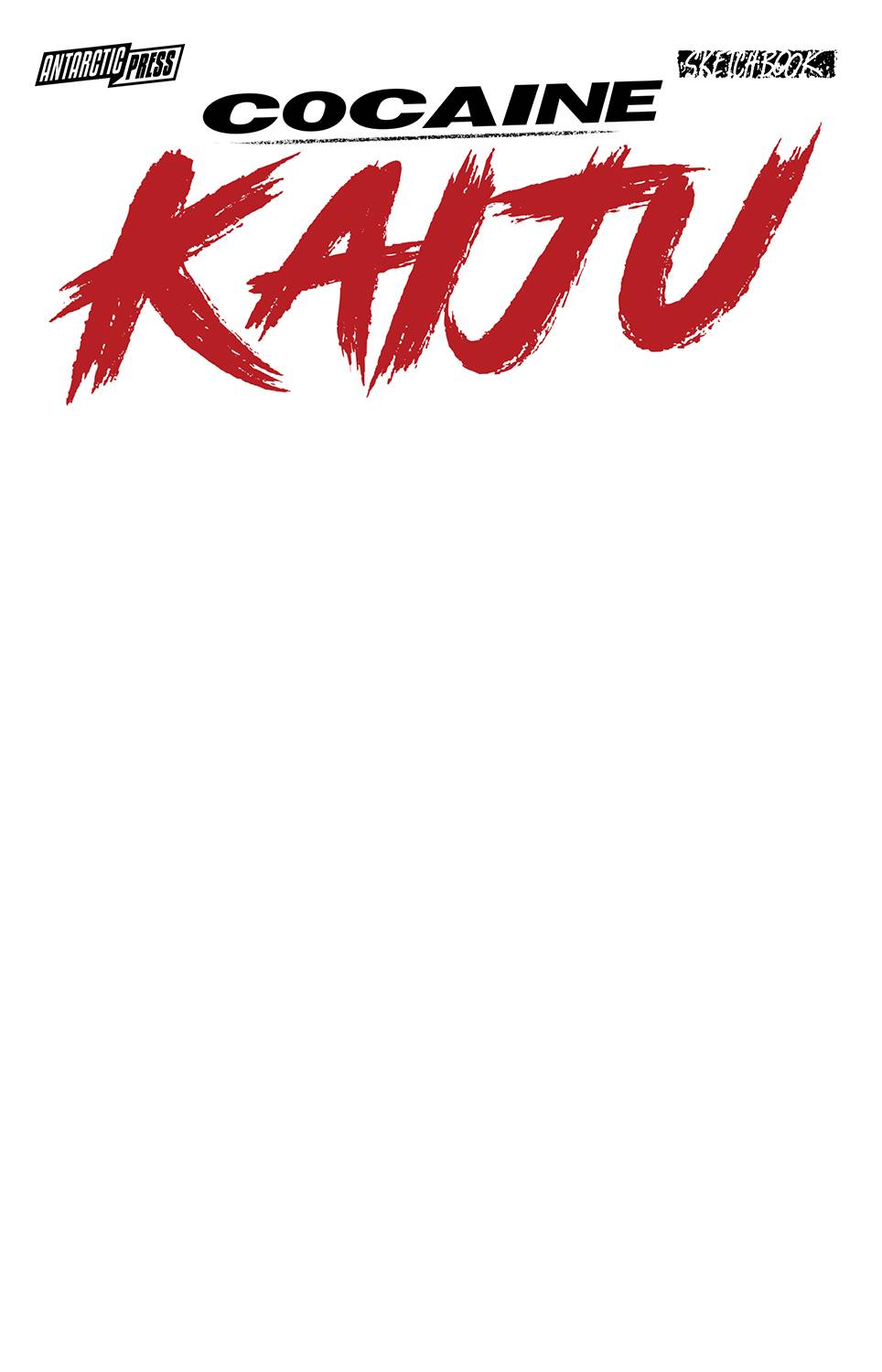COCAINE KAIJU SKETCHBOOK ONE SHOT WHITE ED (O/A)