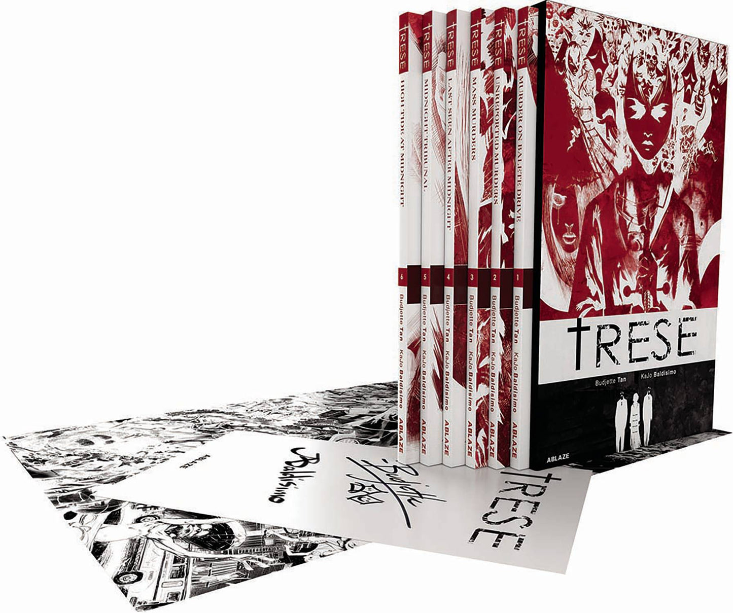 TRESE BOX SET GN VOL 01- 06 SIGNED (O/A) (C: 0-1-2)