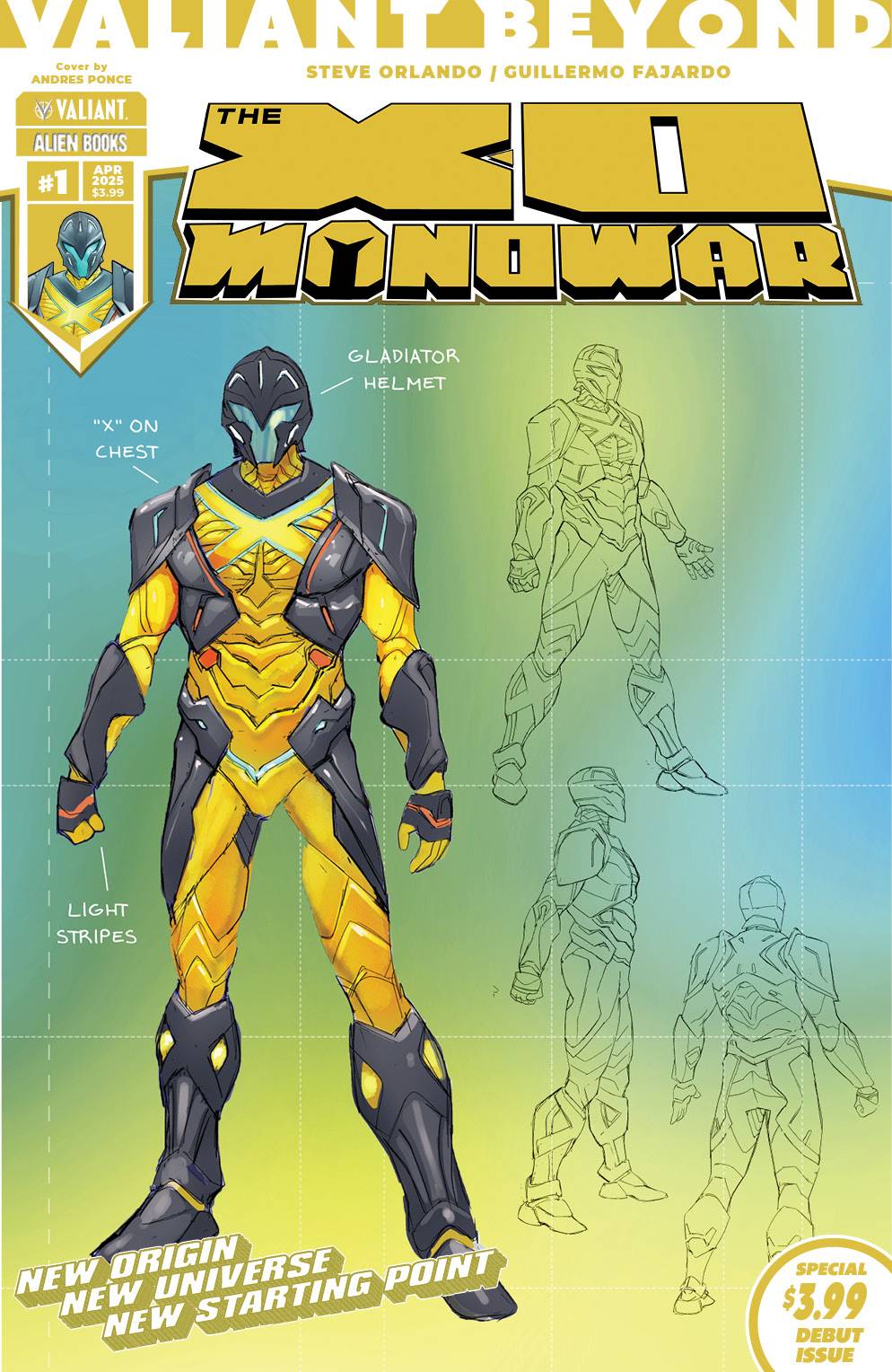 VALIANT BEYOND X-O MANOWAR #1 (OF 4) CVR D PONCE DESIGN