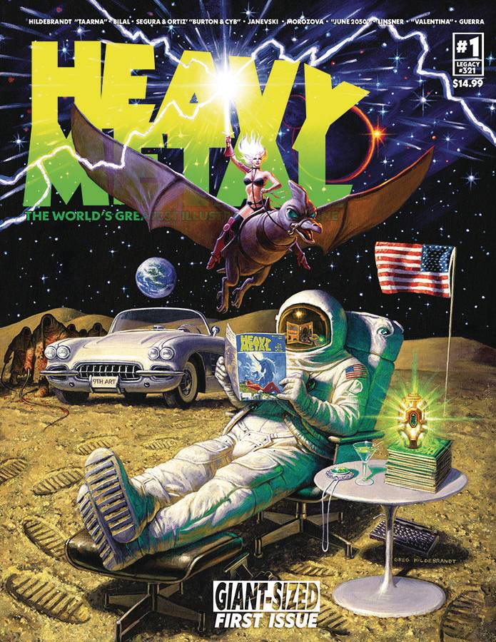 HEAVY METAL MAGAZINE #1 CVR A HILDEBRANDT (MR) (C: 0-1-2)