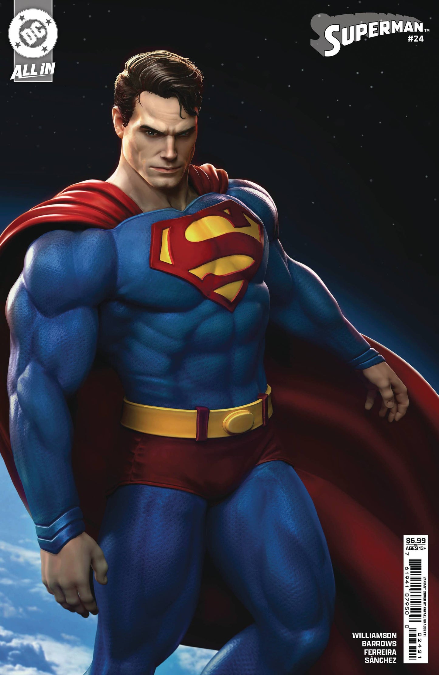 SUPERMAN #24 CVR D RAPHAEL GRASTI CSV
