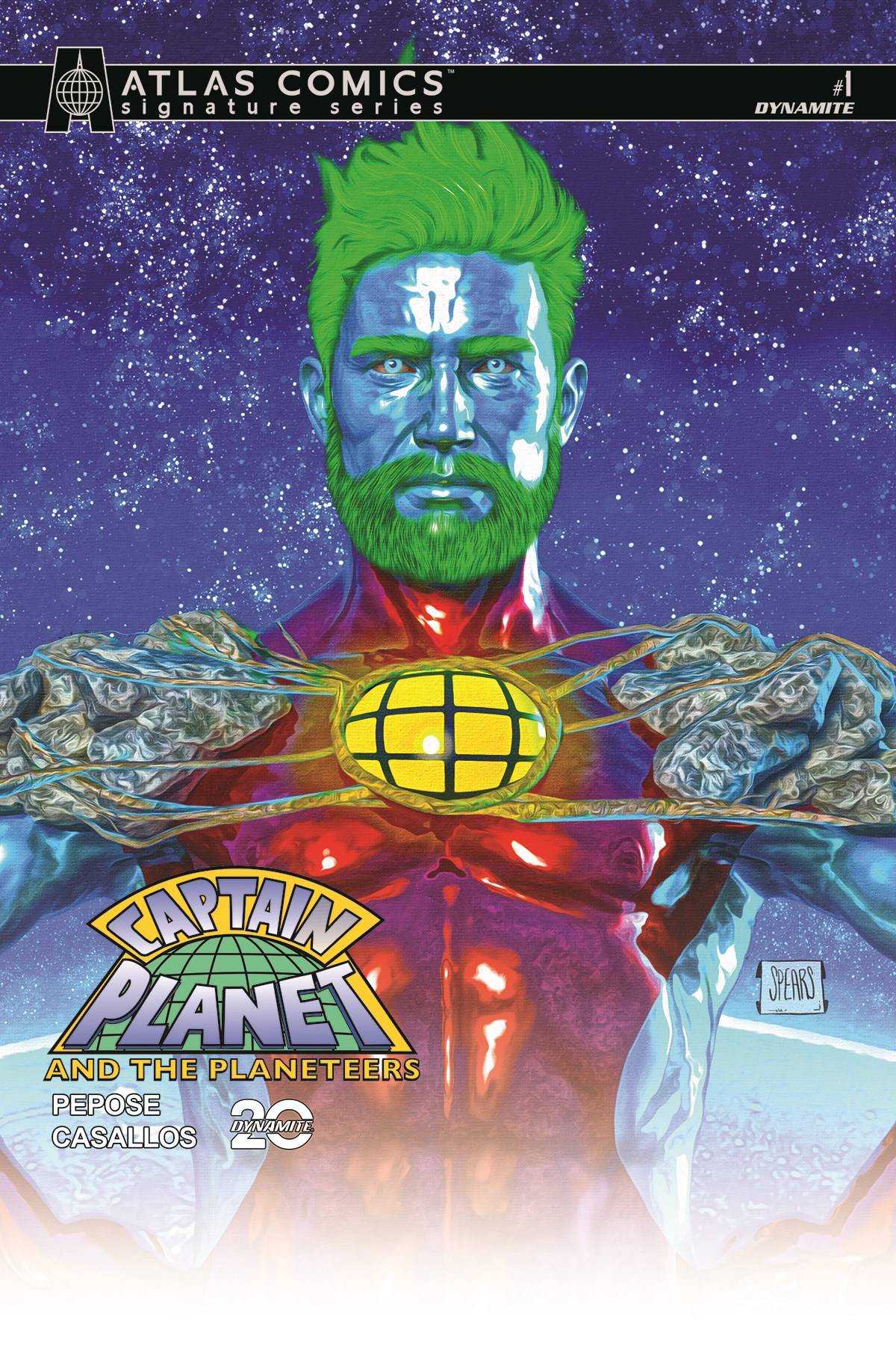 CAPTAIN PLANET #1 CVR H SPEARS ATALS ED PEPOSE SGN (C: 1-1-2