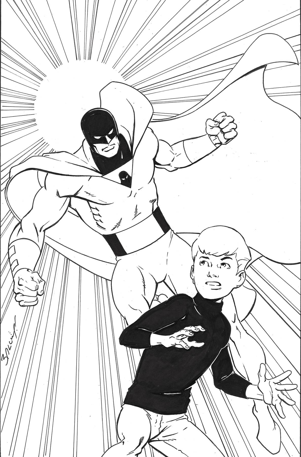SPACE GHOST JONNY QUEST SPACE QUEST #2 CVR P 20 COPY INCV BA