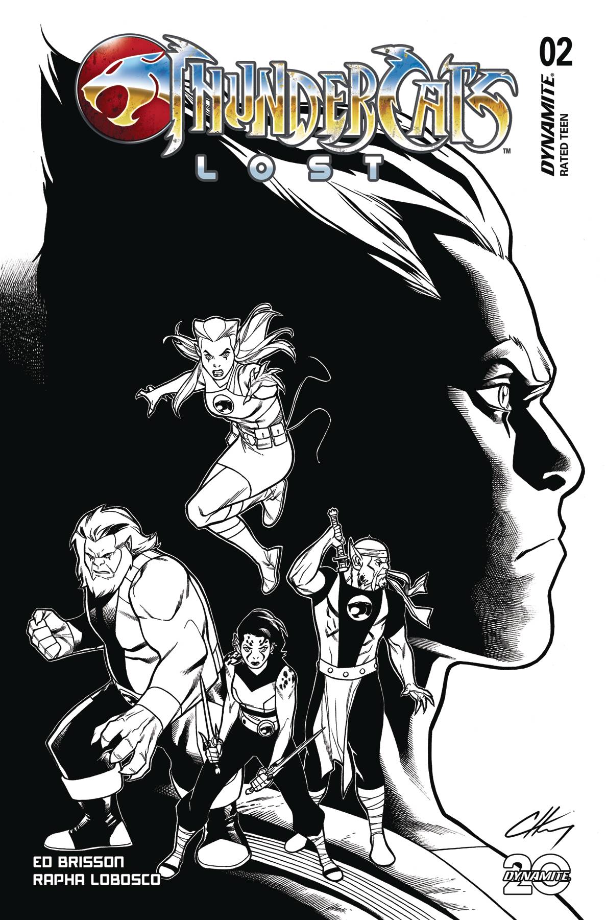 THUNDERCATS LOST #2 CVR K 10 COPY INCV HENRY LINE ART (C: 1-